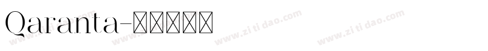 Qaranta字体转换
