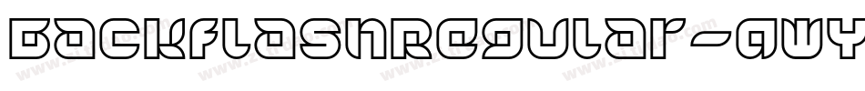 BackflashRegular-qWYr字体转换