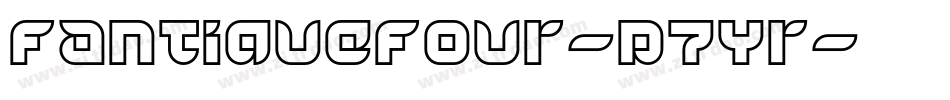 FantiqueFour-p7Yr字体转换