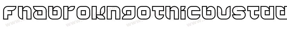 Fhabrokngothicbustddnc-xGYr字体转换