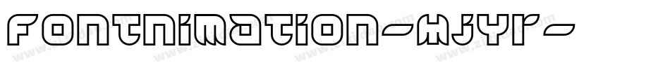 Fontnimation-MjYr字体转换
