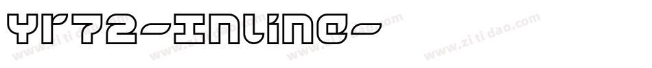 Yr72-Inline字体转换