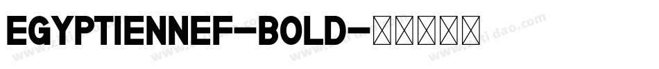 EgyptienneF-Bold字体转换