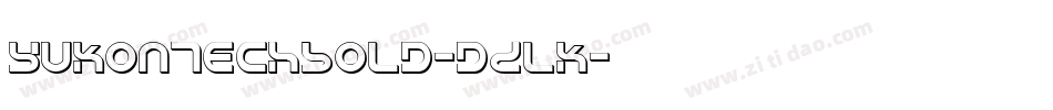 YukonTechBold-dDlK字体转换 YukonTechBold-dDlK字体转换