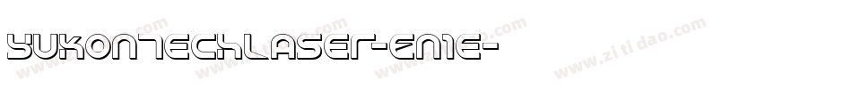 YukonTechLaser-En1e字体转换 YukonTechLaser-En1e字体转换