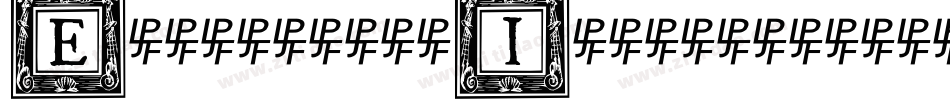 Engravier_Initials字体转换