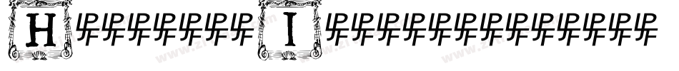 Hentzau_Initials字体转换