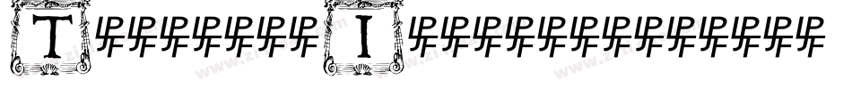 Topiary_Initials字体转换