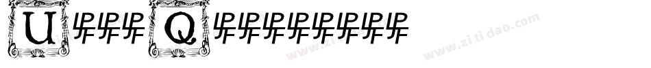 UglyQua字体转换