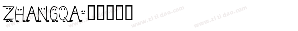 ZHANGQA字体转换