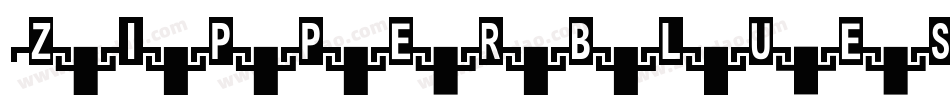 ZIPPERBLUESBLACK字体转换