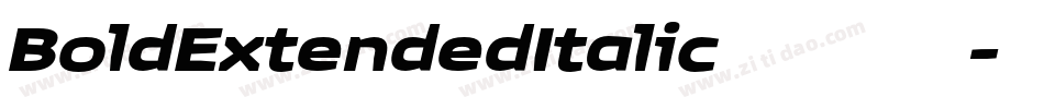 BoldExtendedItalic转换器字体转换