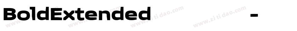 BoldExtended转换器字体转换
