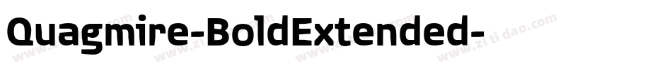 Quagmire-BoldExtended字体转换