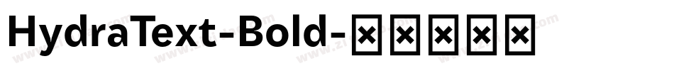 HydraText-Bold字体转换