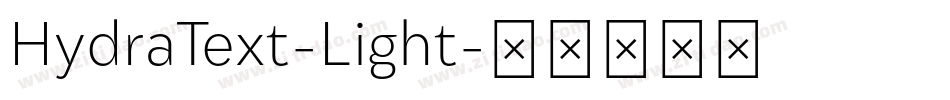 HydraText-Light字体转换