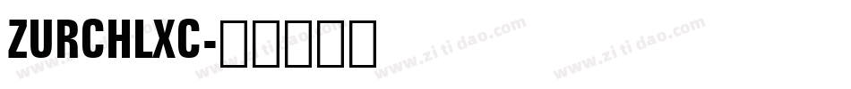 ZURCHLXC字体转换