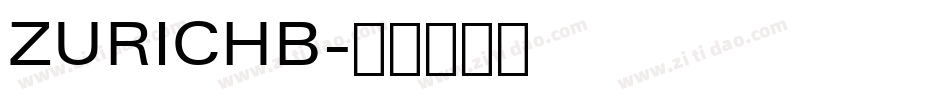 ZURICHB字体转换