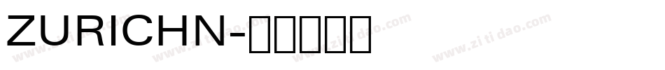 ZURICHN字体转换