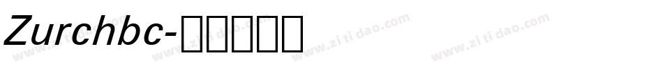 Zurchbc字体转换