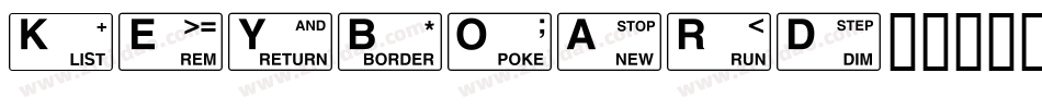 Keyboard字体转换