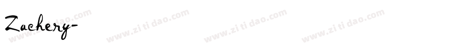 Zachery字体转换