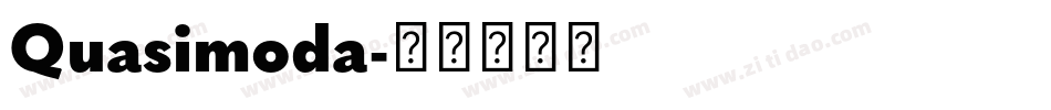 Quasimoda字体转换
