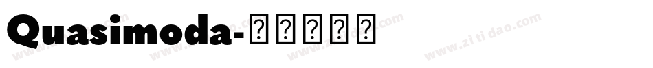 Quasimoda字体转换