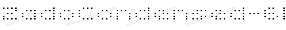 ZadoCondensed-6KLD字体转换
