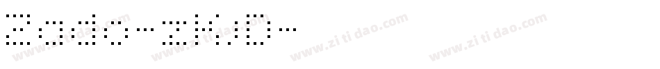 Zado-zKjD字体转换