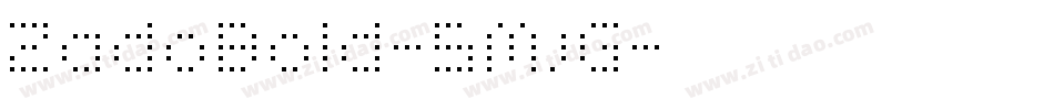 ZadoBold-5MjG字体转换
