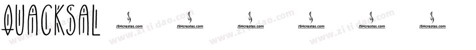 quacksal字体转换