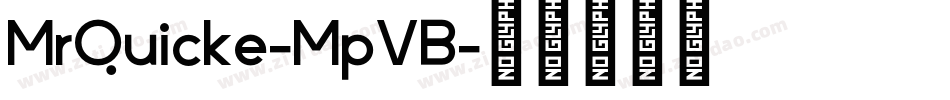 MrQuicke-MpVB字体转换