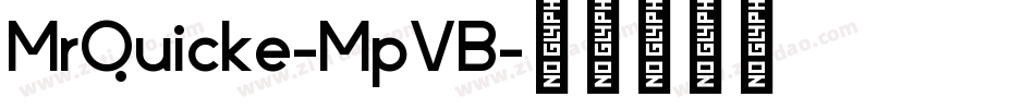 MrQuicke-MpVB字体转换