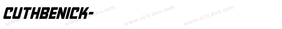 CuthbeNick字体转换