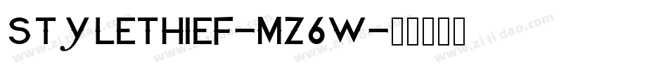 StyleThief-Mz6w字体转换