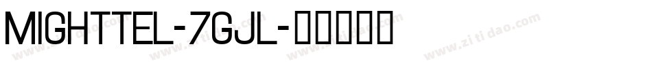 Mighttel-7GJl字体转换