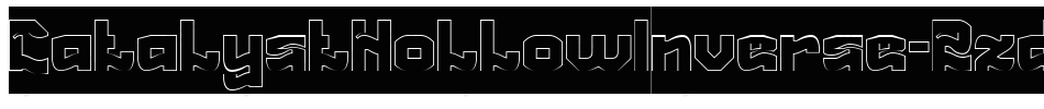 CatalystHollowInverse-RzdM字体转换
