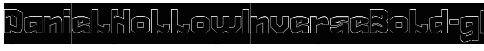 DanielHollowInverseBold-g6VP字体转换