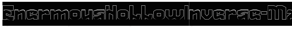 EnermousHollowInverse-MzGY字体转换