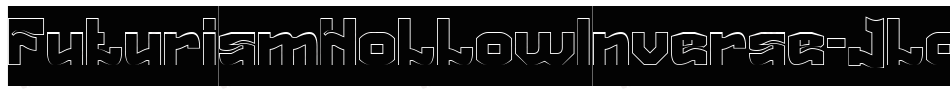 FuturismHollowInverse-Jlom字体转换
