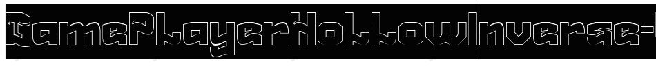 GamePlayerHollowInverse-Vwr0字体转换