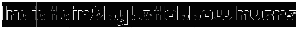 IndiaHairStyleHollowInverse-lwp0字体转换