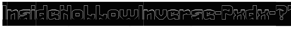 InsideHollowInverse-Pxdx字体转换 InsideHollowInverse-Pxdx字体转换