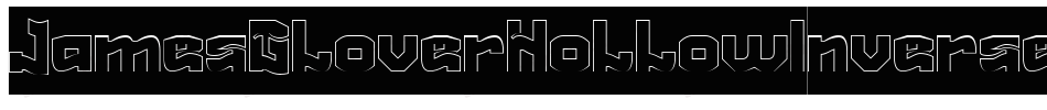 JamesGloverHollowInverse-Mxjv字体转换