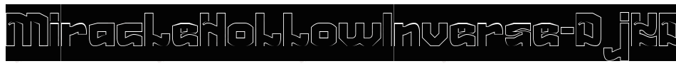 MiracleHollowInverse-DjKD字体转换