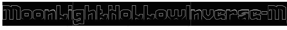 MoonlightHollowInverse-Mj1v字体转换