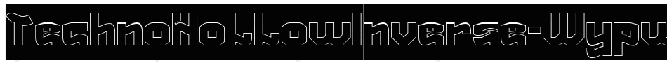 TechnoHollowInverse-WypwY字体转换
