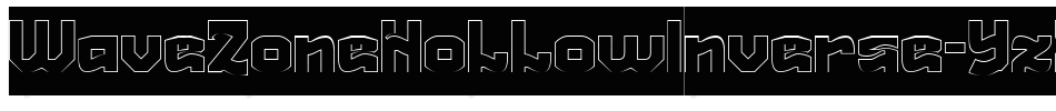 WaveZoneHollowInverse-YzXO8字体转换 WaveZoneHollowInverse-YzXO8字体转换