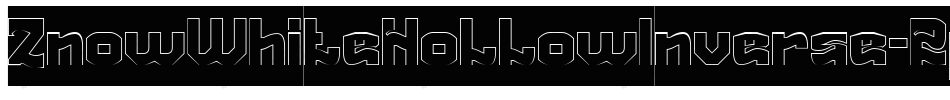 ZnowWhiteHollowInverse-Rp0jV字体转换